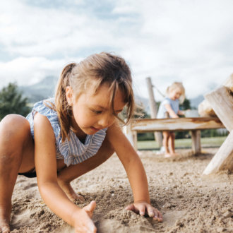 Spielplatz, Familienurlaub am Wieshof, Camping Wieshof St. Johann im Pongau