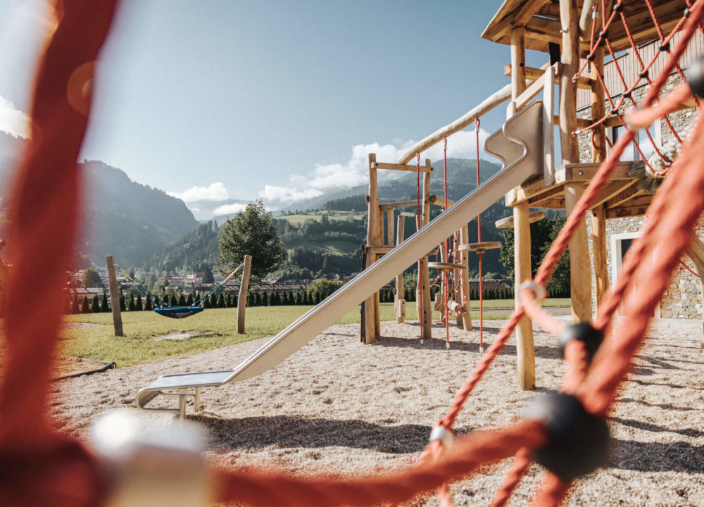 Spielplatz, Familienurlaub am Wieshof, Camping Wieshof St. Johann im Pongau