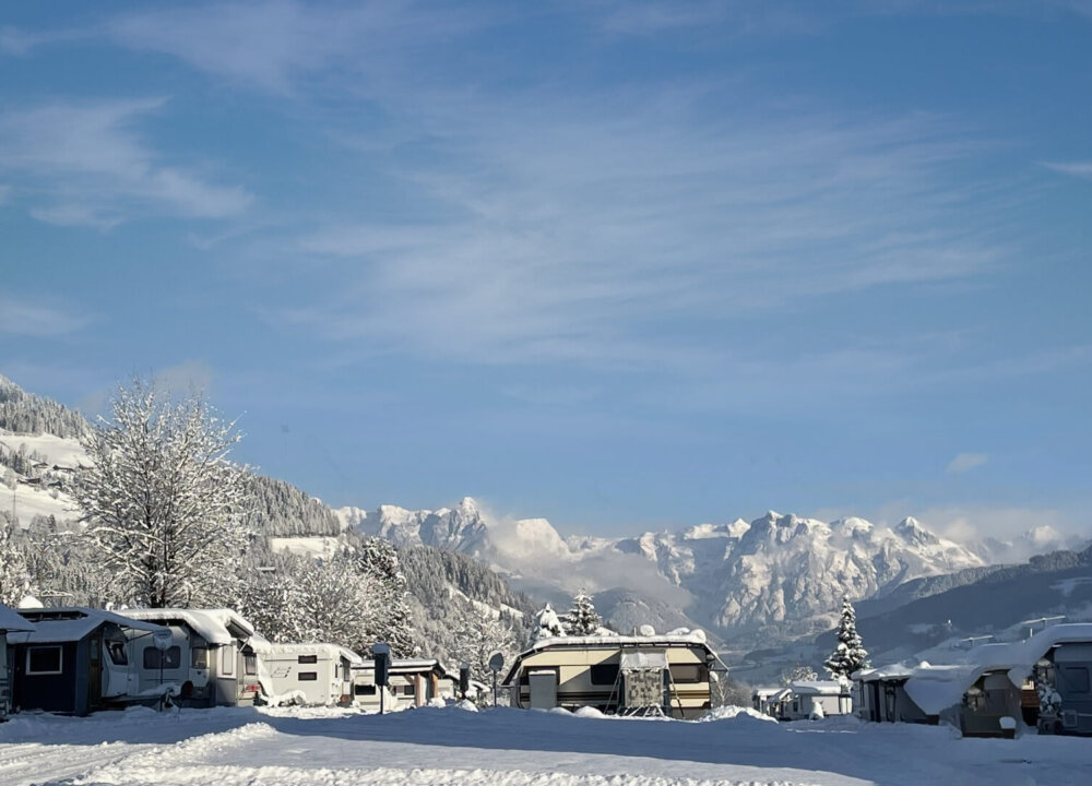 Wieshof Camping im Winter